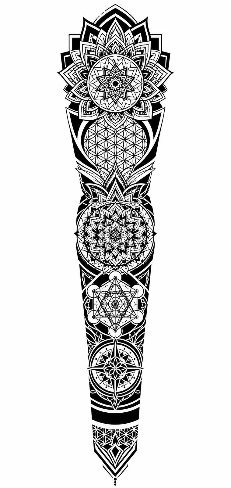 Ärmel-Tattoos für Männer – Beispiel 2