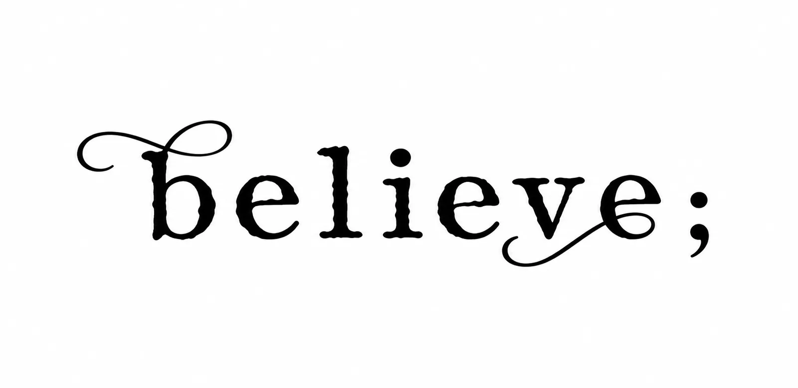 Believe-Yourself-Tattoo: Ideen – Beispiel 2
