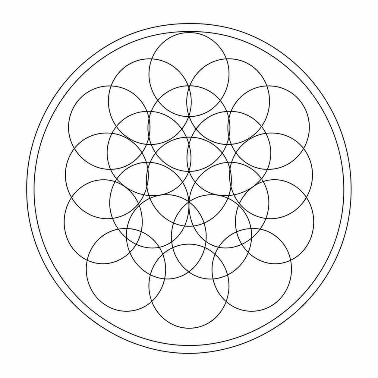 Blume des Lebens Tattoo: Bedeutung – Beispiel 1