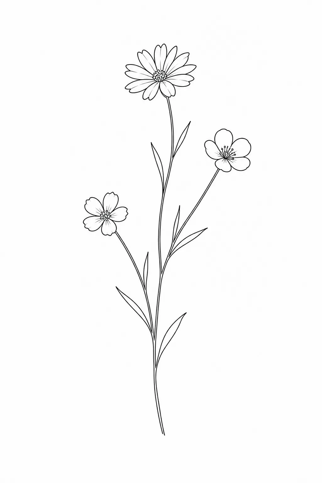 Blume-Tattoo: Vorlage & Bedeutung – Beispiel 3