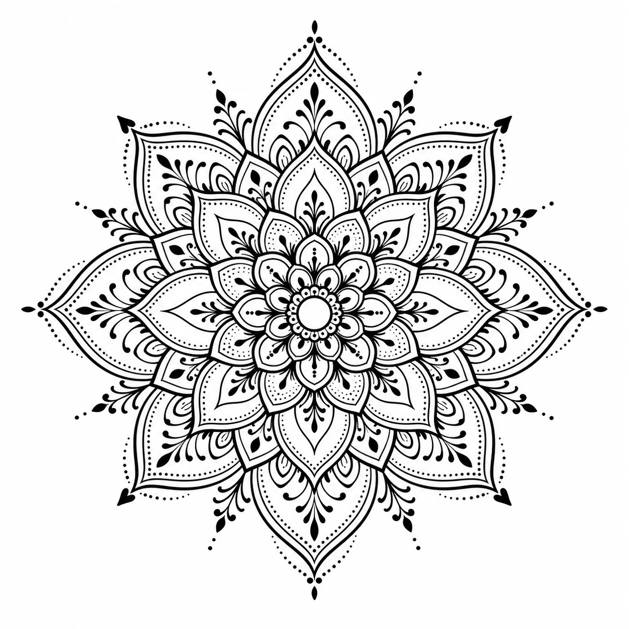 Blumen-Tattoo am Rücken – Beispiel 3