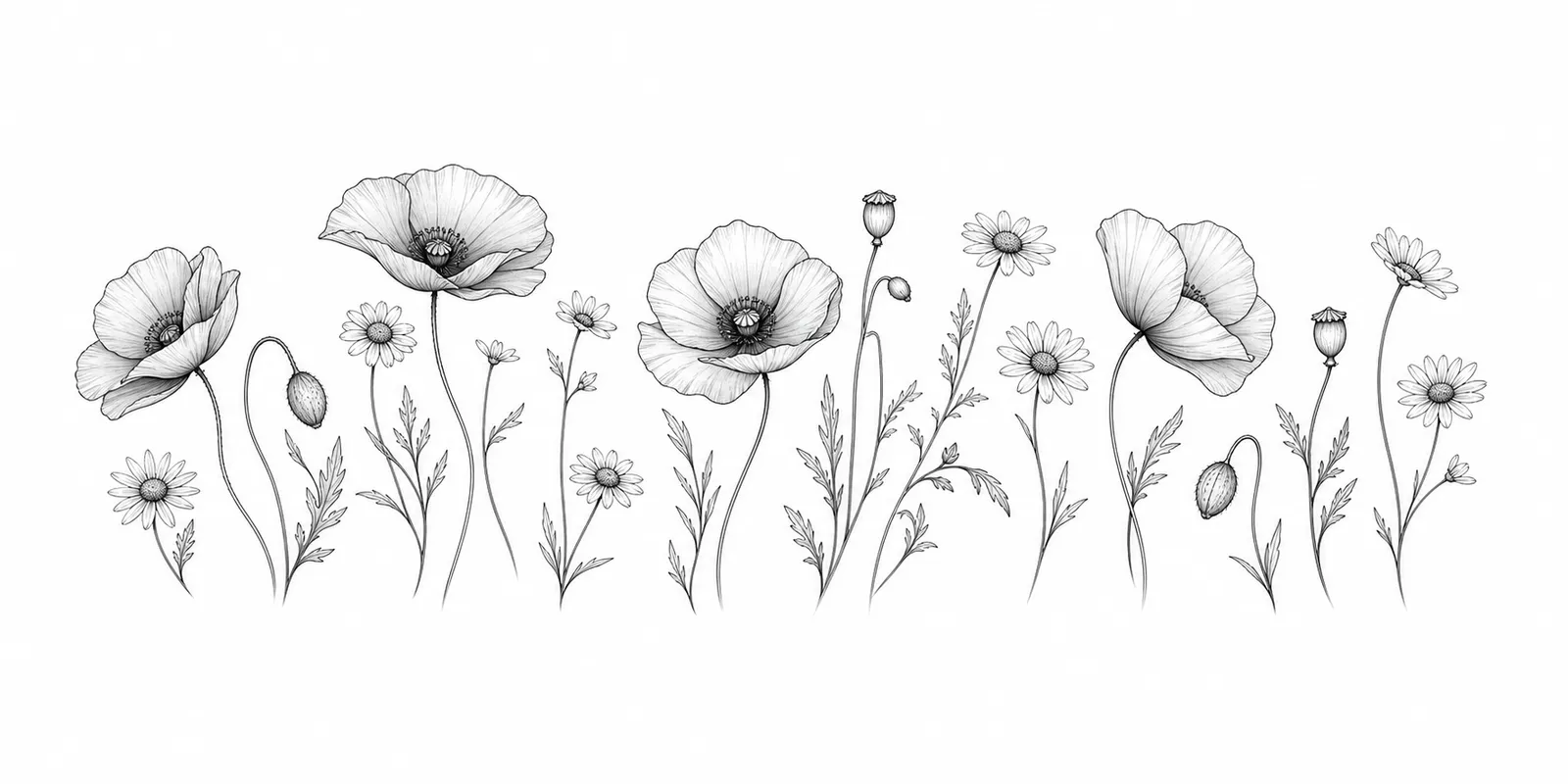 Blumen-Tattoos für Frauen – Beispiel 3