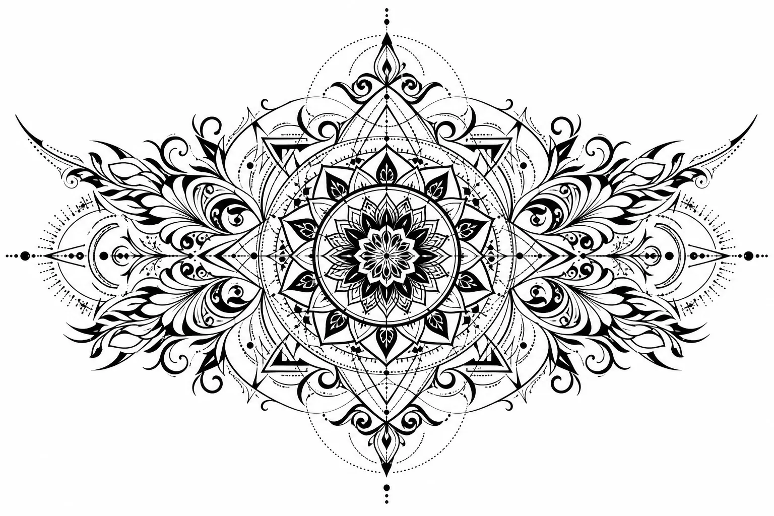 Brust-Tattoo für Männer – Beispiel 3