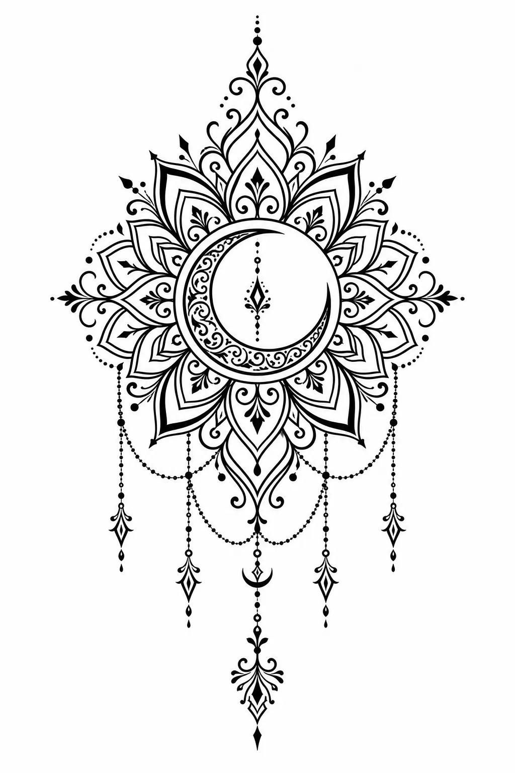 Dekolleté-Tattoo für Frauen – Beispiel 2