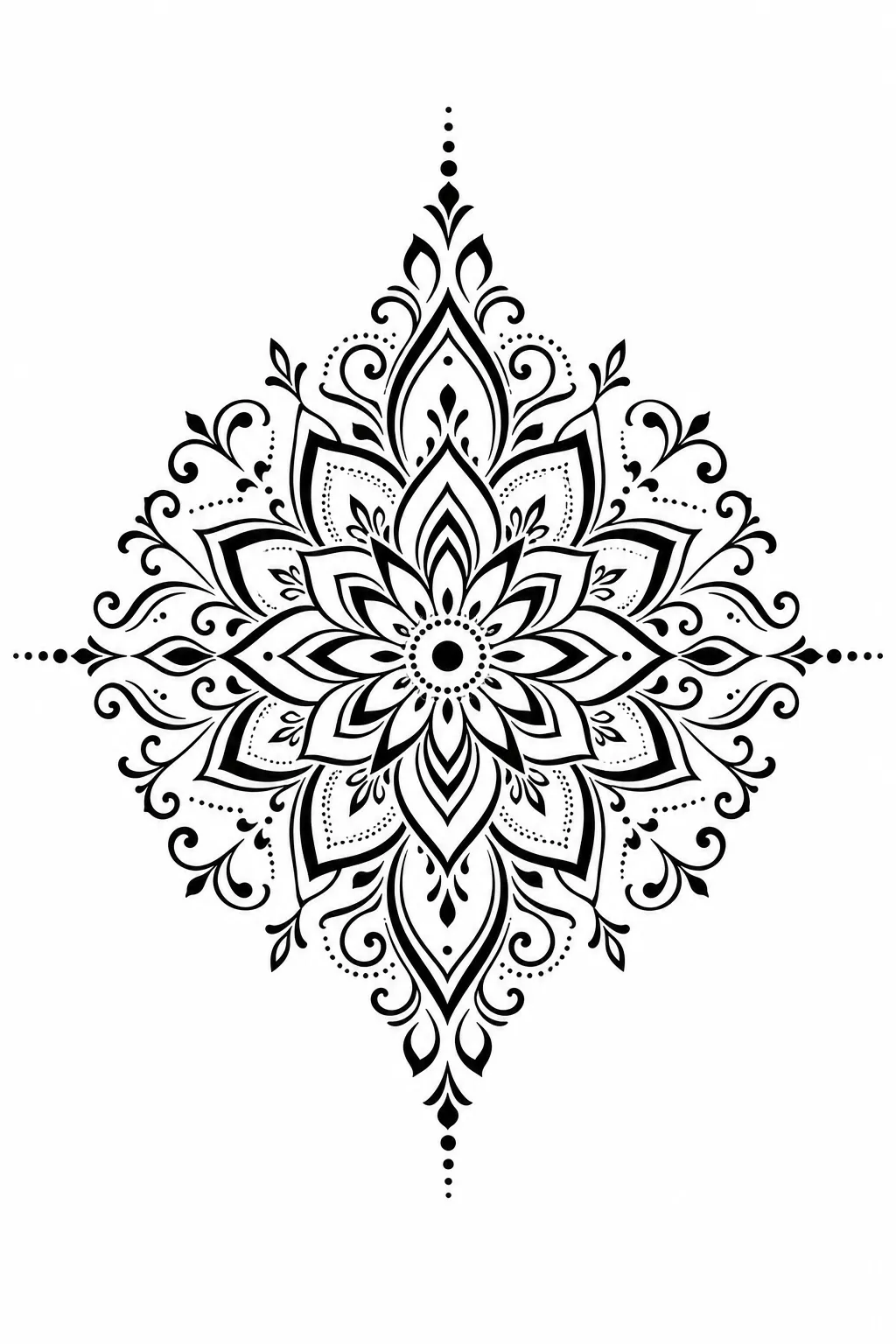 Nacken-Tattoo für Frauen – Beispiel 2