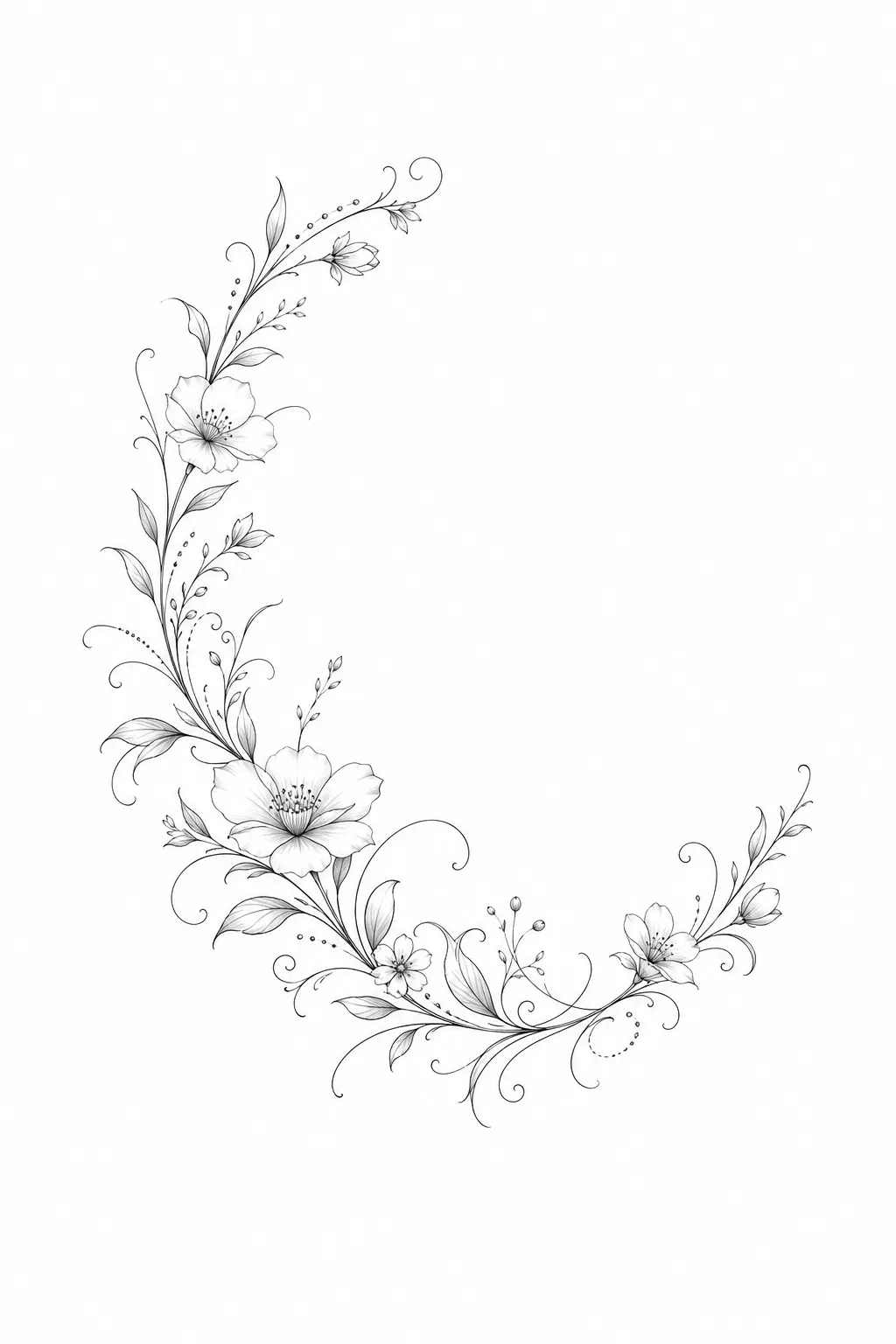 Hüfte-Tattoo für Frauen – Beispiel 1