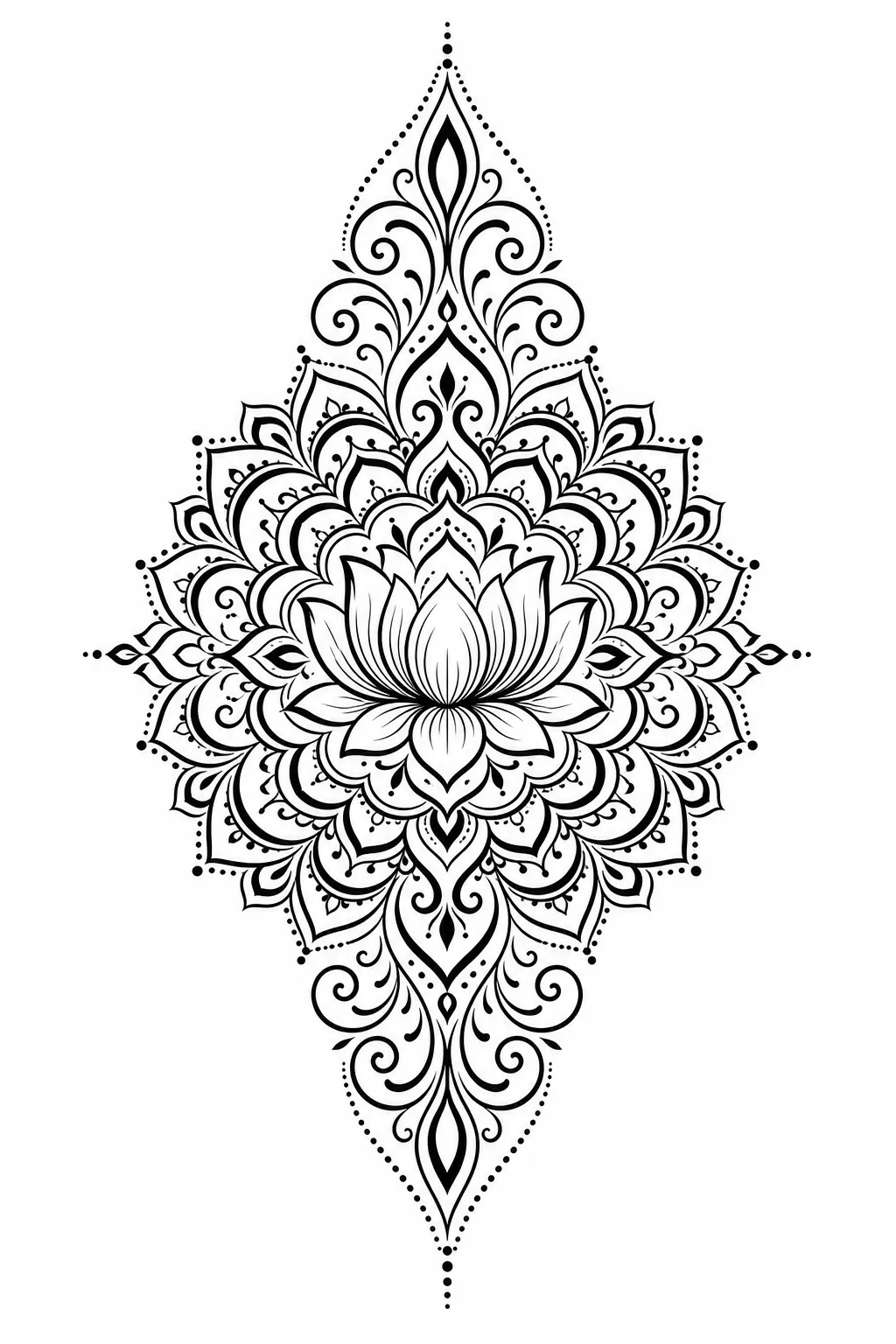 Hüfte-Tattoo für Frauen – Beispiel 2