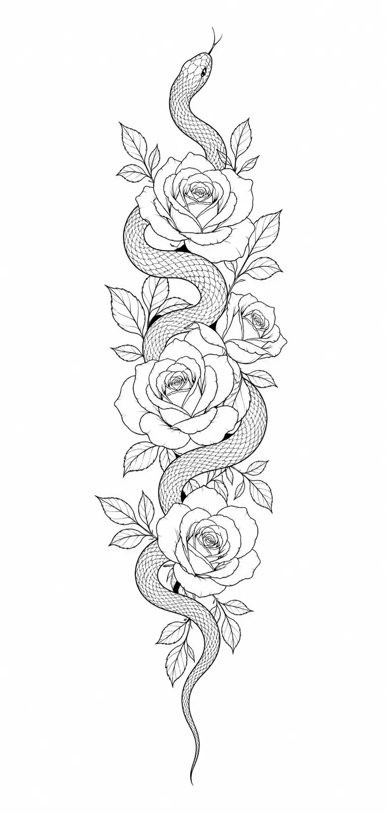 Hüfte-Tattoo für Frauen – Beispiel 3