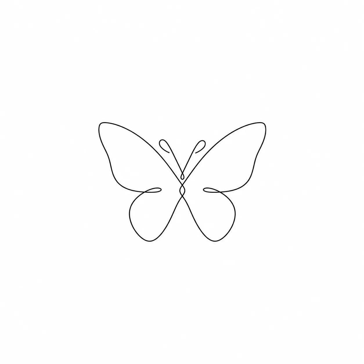 Kleiner Schmetterling als Tattoo – Beispiel 1