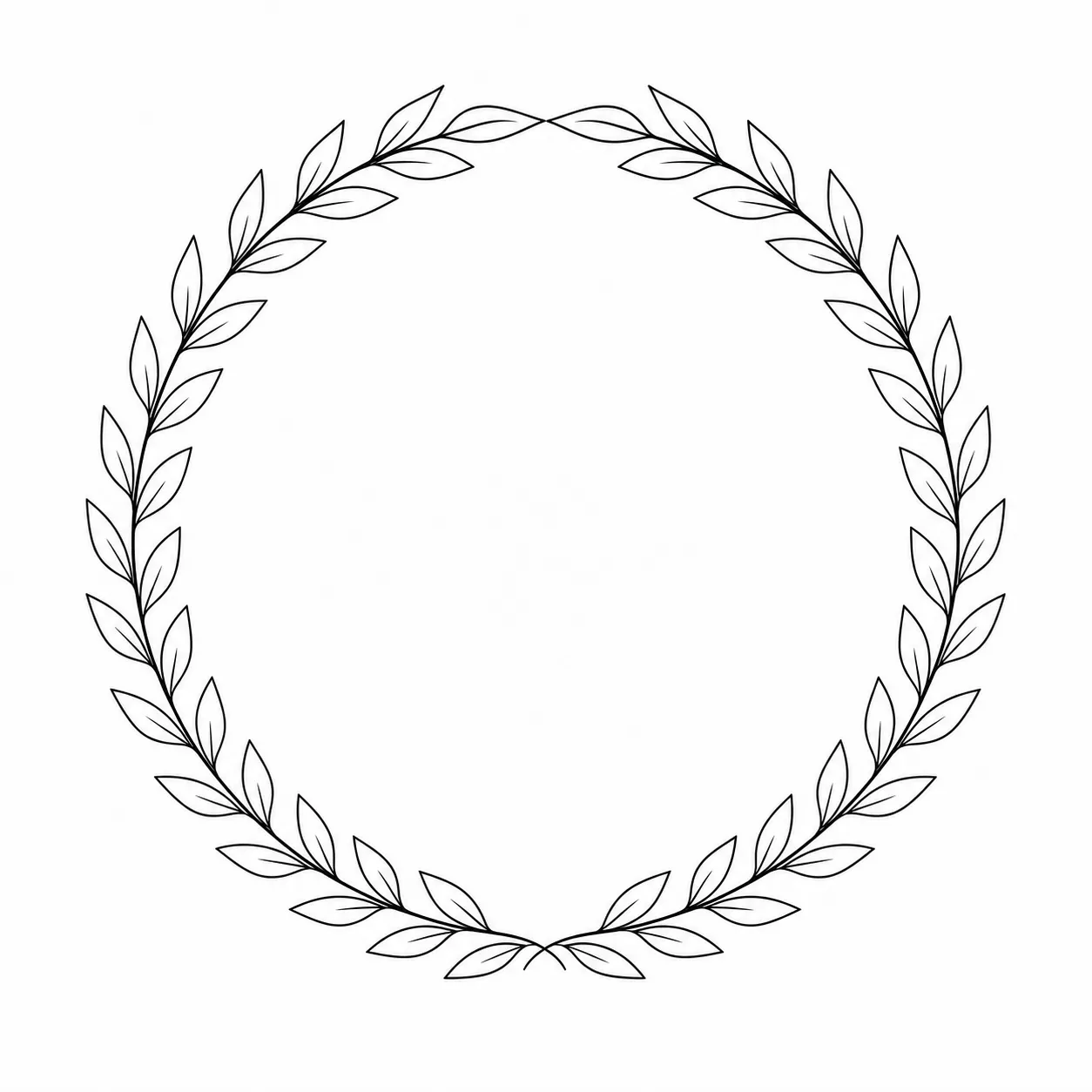 Lorbeerkranz-Tattoo – Beispiel 1