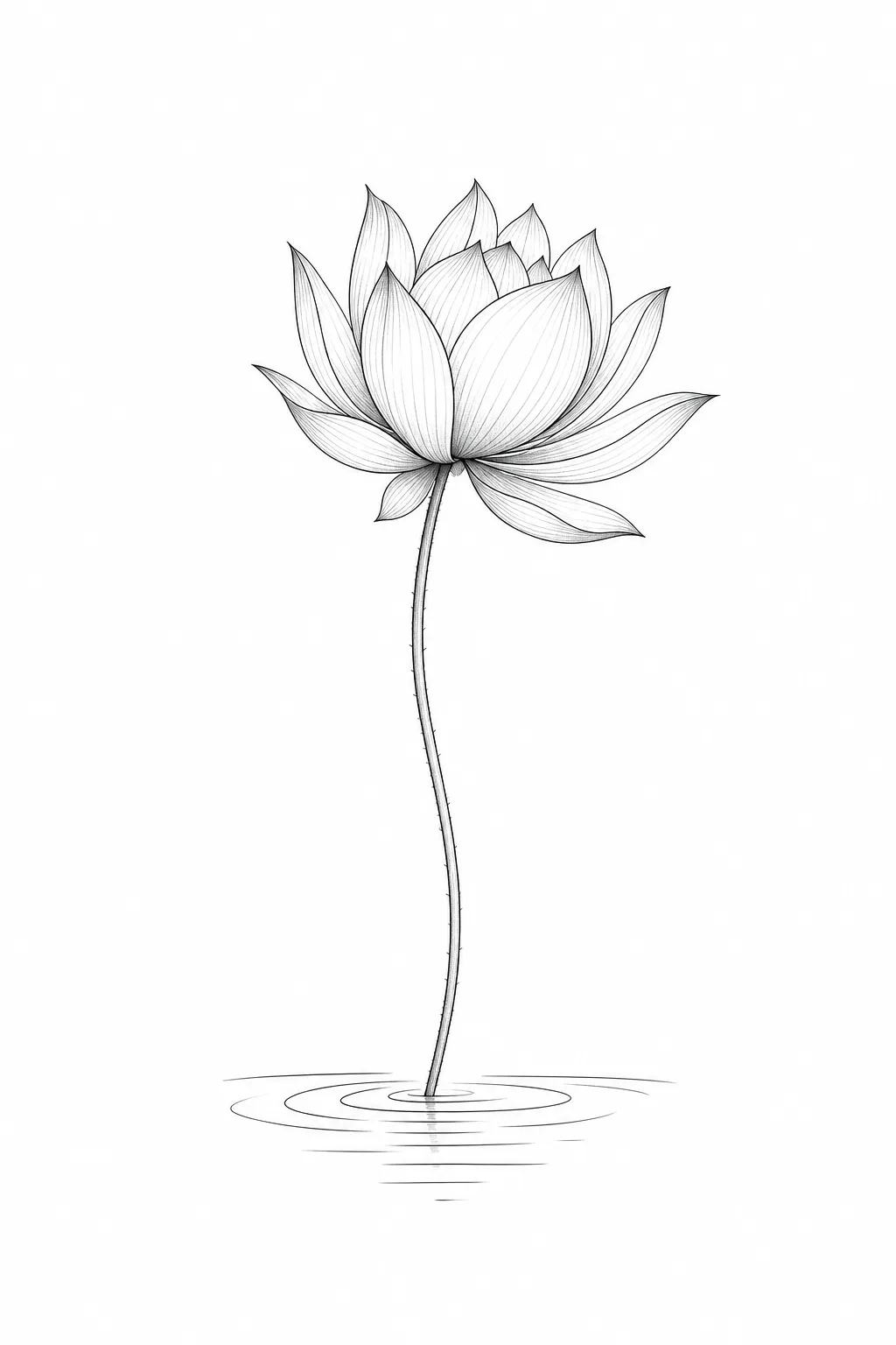 Lotusblume-Tattoo – Beispiel 2