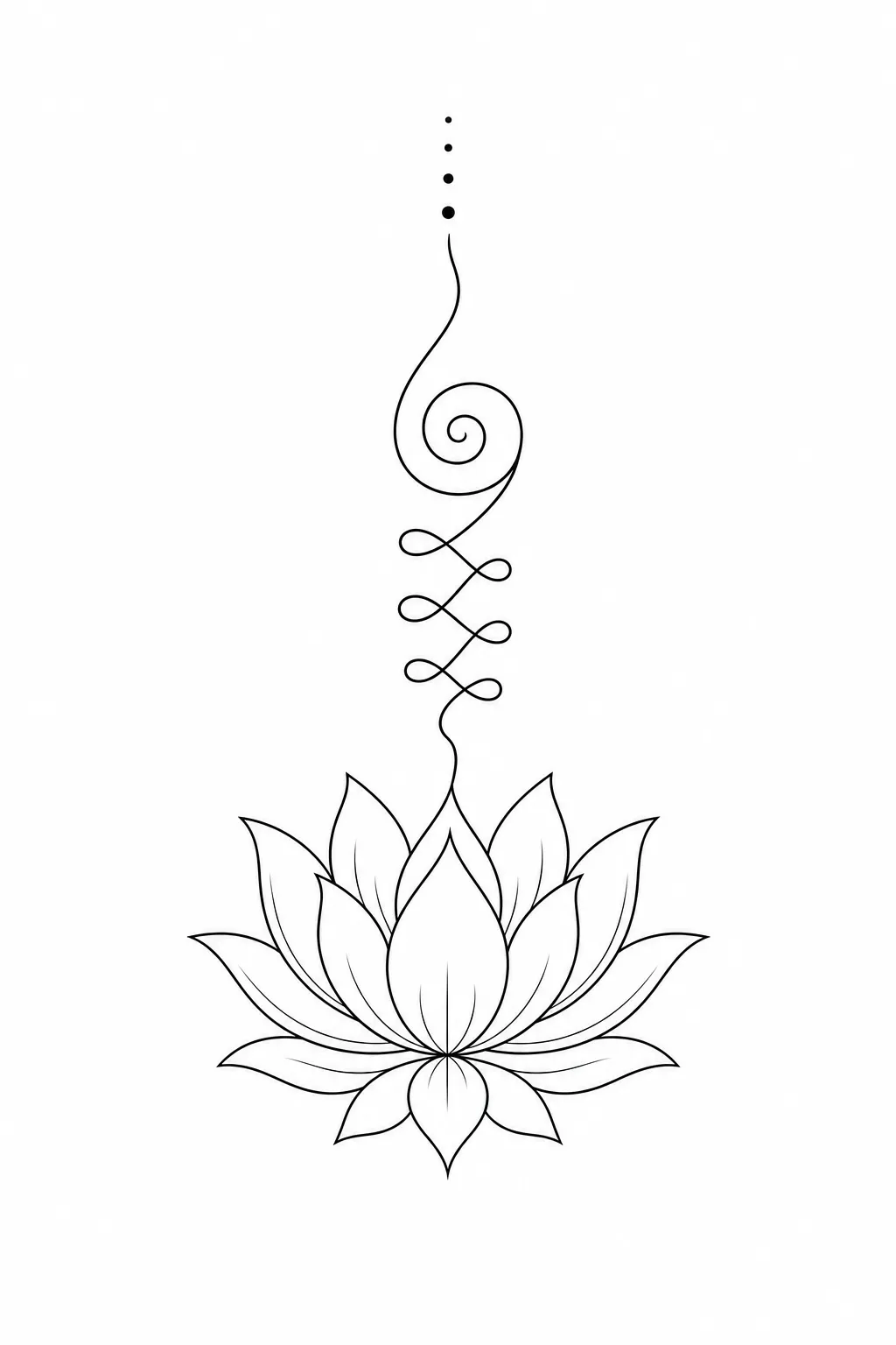 Lotusblume-Tattoo – Beispiel 3