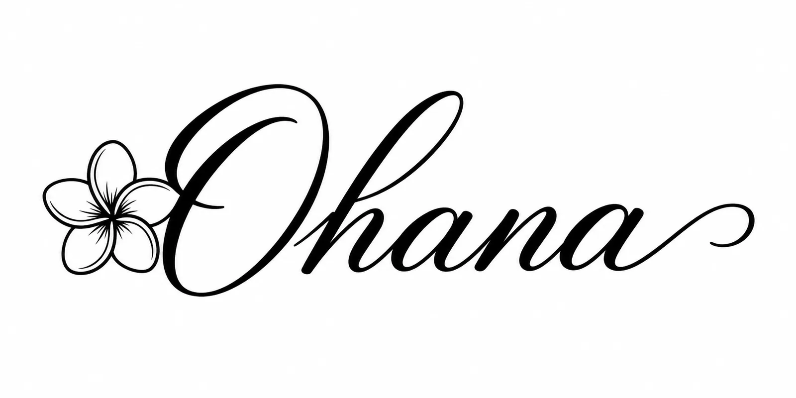 Ohana-Tattoo: Bedeutung & Motive – Tattoo-Design mit KI erstellt