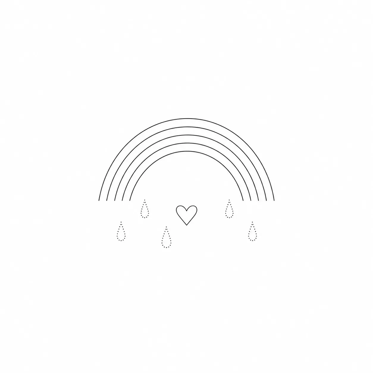 Regenbogen-Tattoo: Sinn & Motive – Beispiel 2