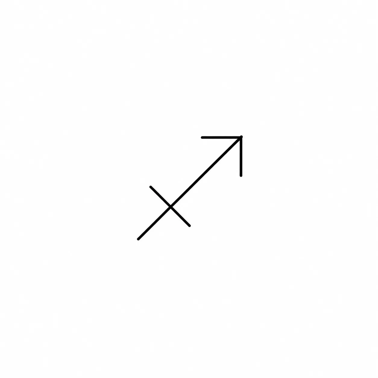 Schütze als Sternzeichen-Tattoo – Beispiel 1
