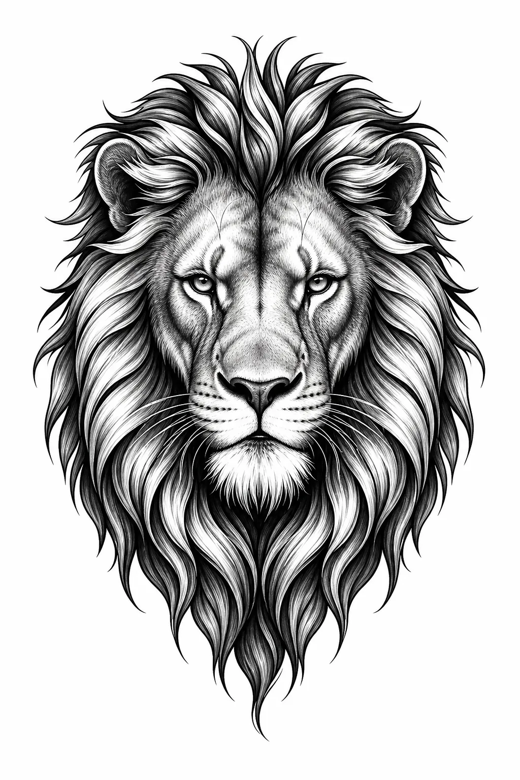 Stärke-Symbol-Tattoo & Ideen – Tattoo-Design mit KI erstellt