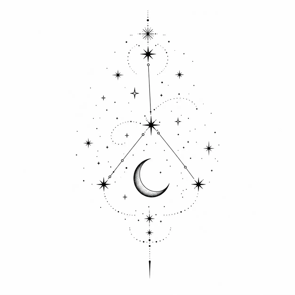 Sternzeichen Krebs Tattoo – Beispiel 3