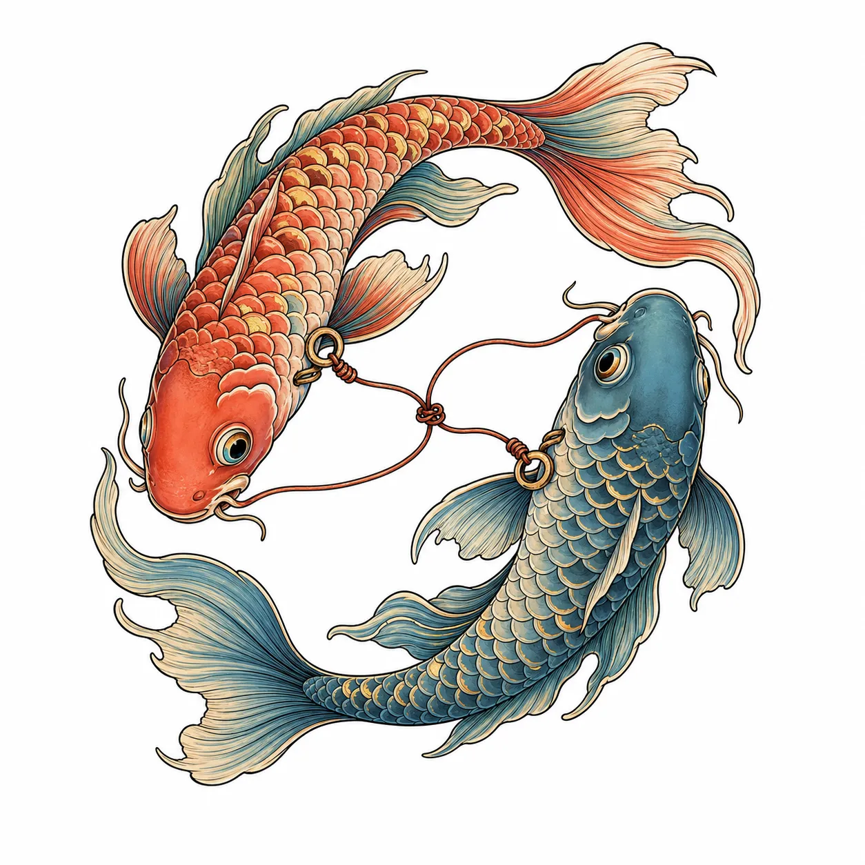 Sternzeichen Fische Tattoo – Beispiel 2