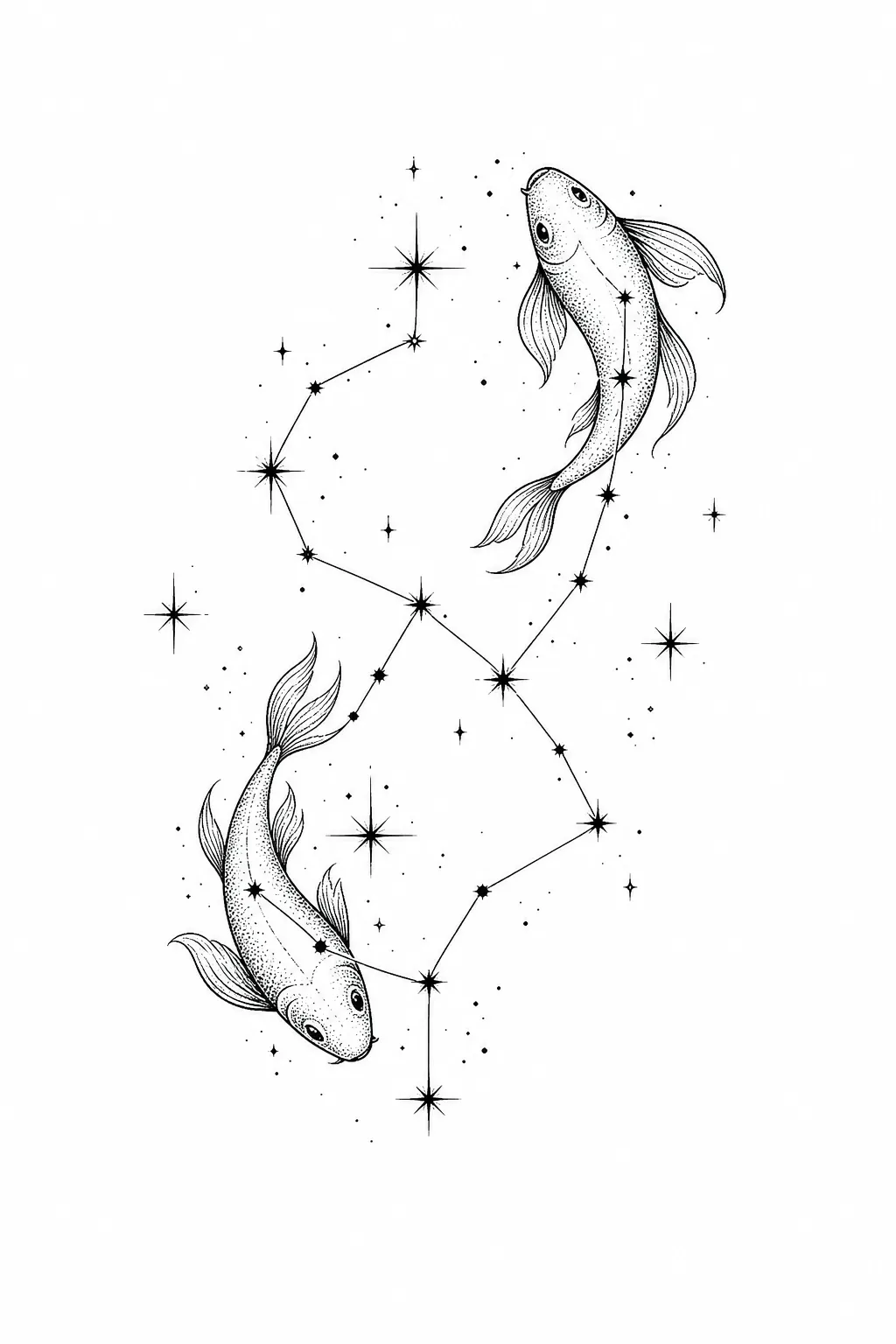 Sternzeichen Fische Tattoo – Beispiel 3