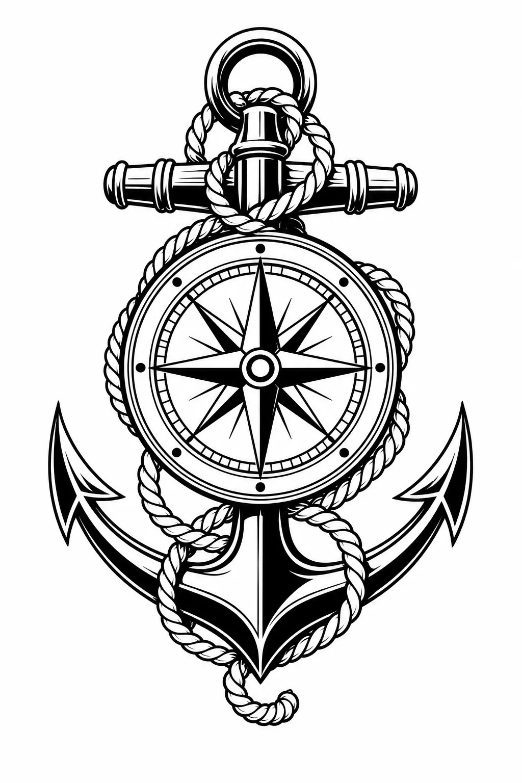 Kompass-Tattoo: Bedeutung & Praxis – Beispiel 2