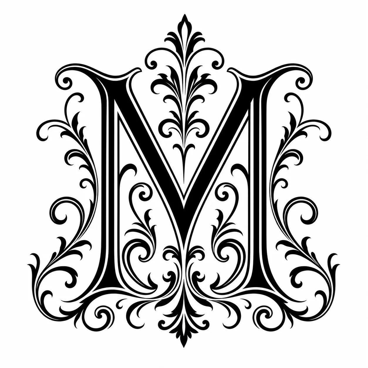 Tattoo-Schrift mit Verzierung – Beispiel 2