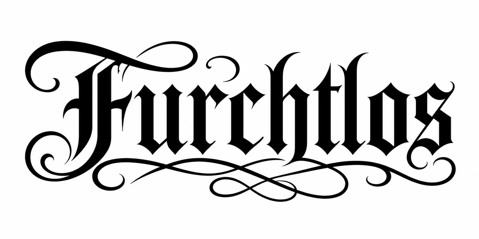 Tattoo-Schriftzug am Hals – Beispiel 2