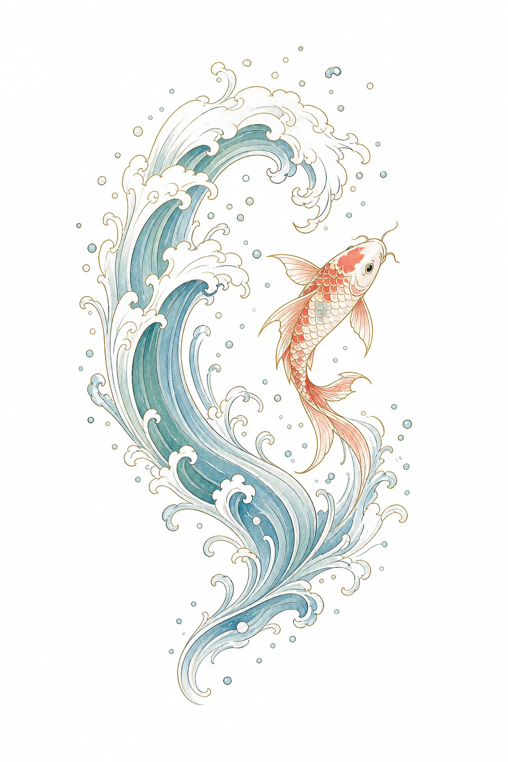 Tattoos mit Wasser erklärt – Beispiel 1
