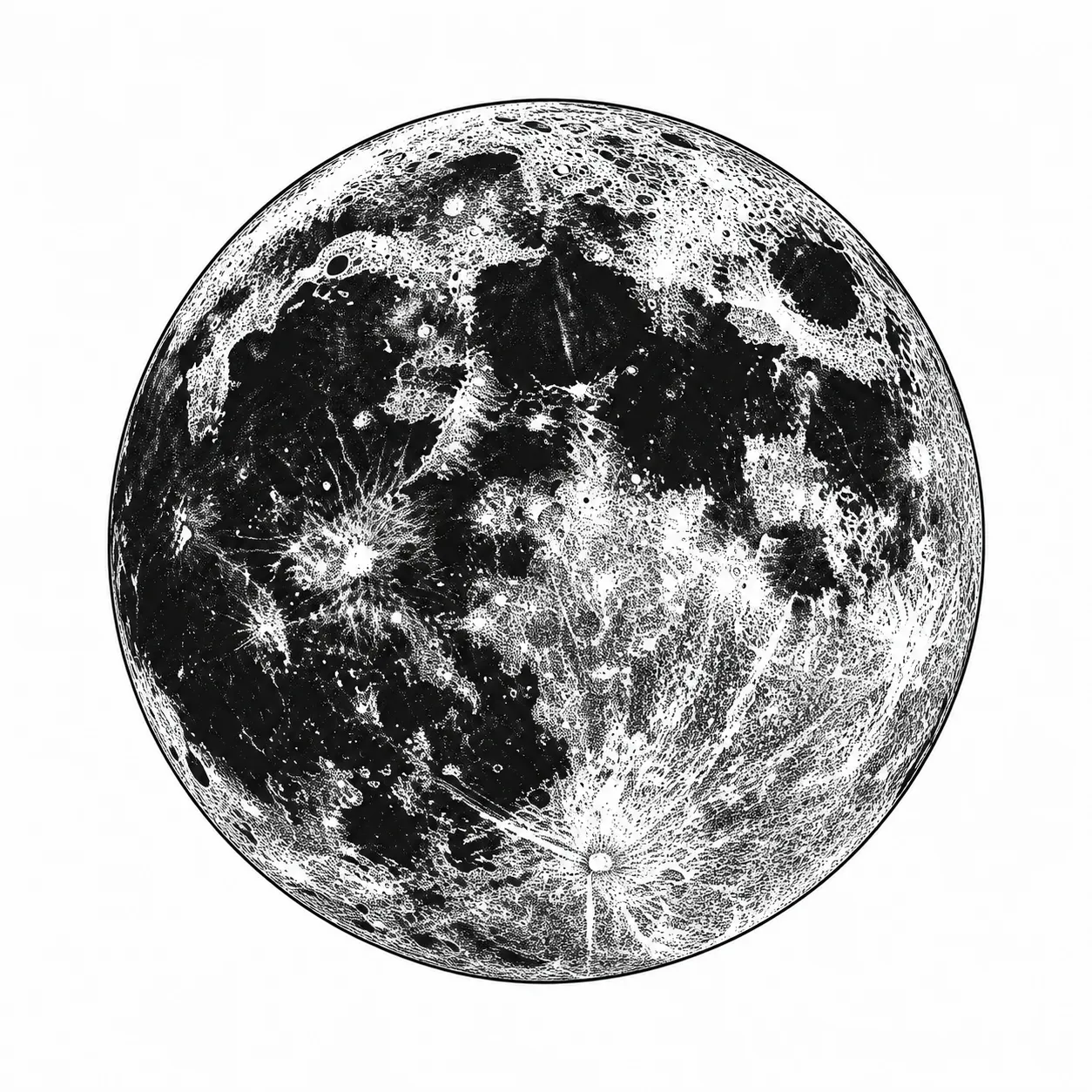 Mond-Tattoo: Bedeutung & Ideen – Beispiel 2