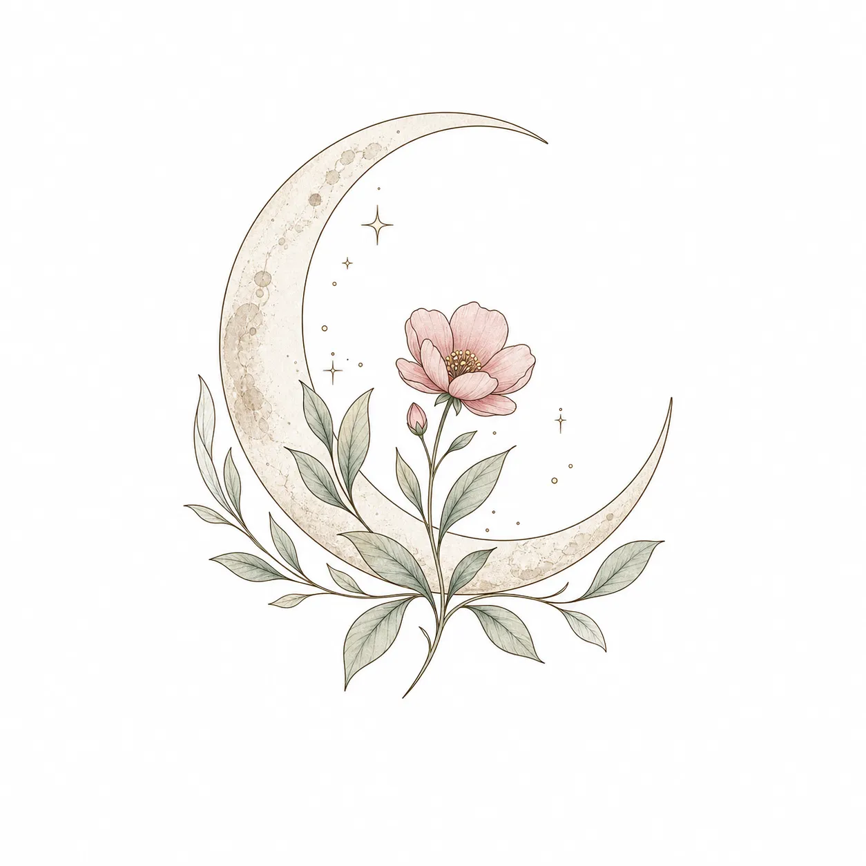 Mond-Tattoo: Bedeutung & Ideen – Beispiel 3